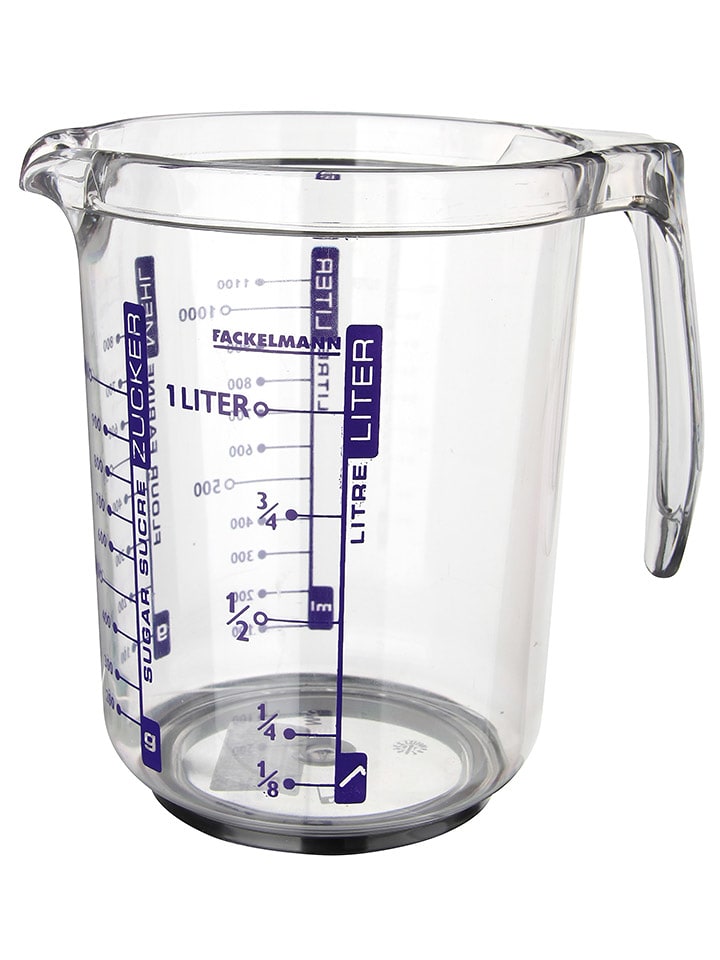 Fackelmann Messbecher in Transparent - 1 l - onesize