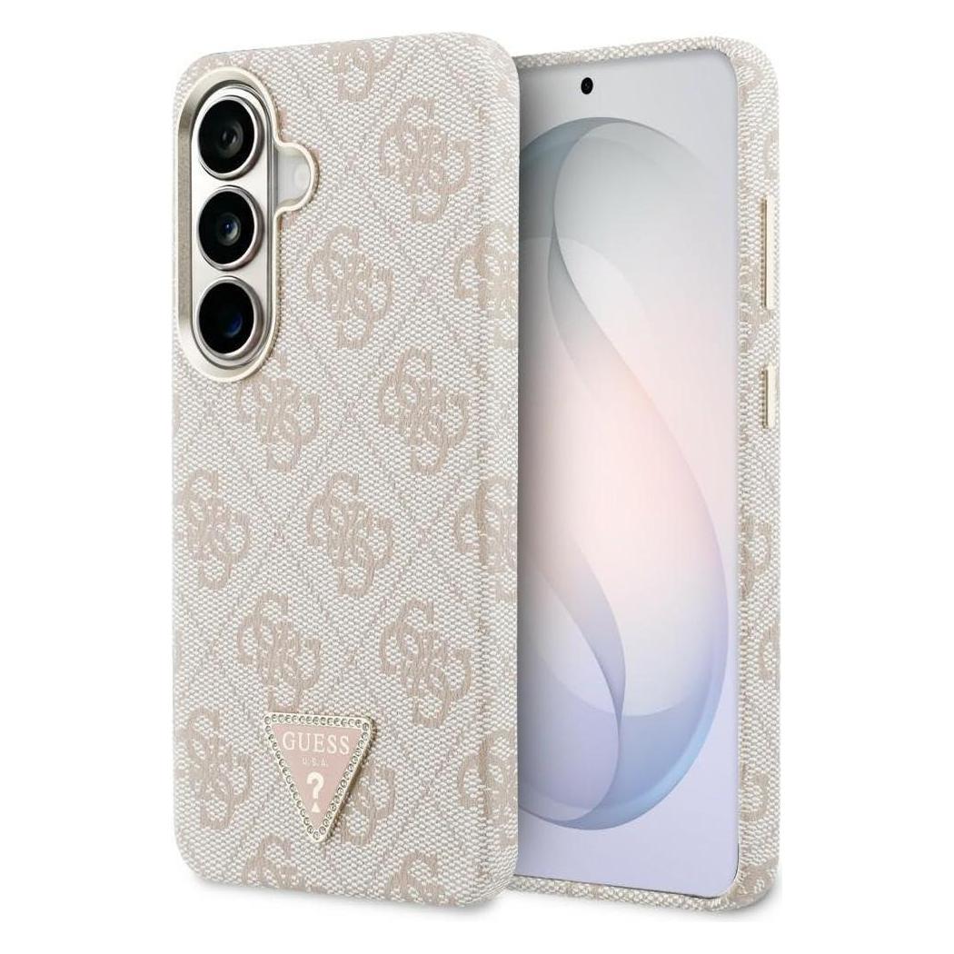 Guess - 4G Triangle Logo (GUHMS26SP4GTDGMP) - Samsung Galaxy S26 - Pink (Samsung Galaxy S26) (GUHMS26SP4GTDGMP)