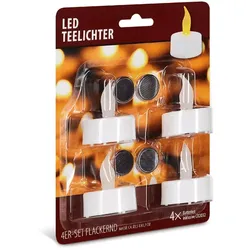 Teelichter LED 4er Pack inkl. Batterien