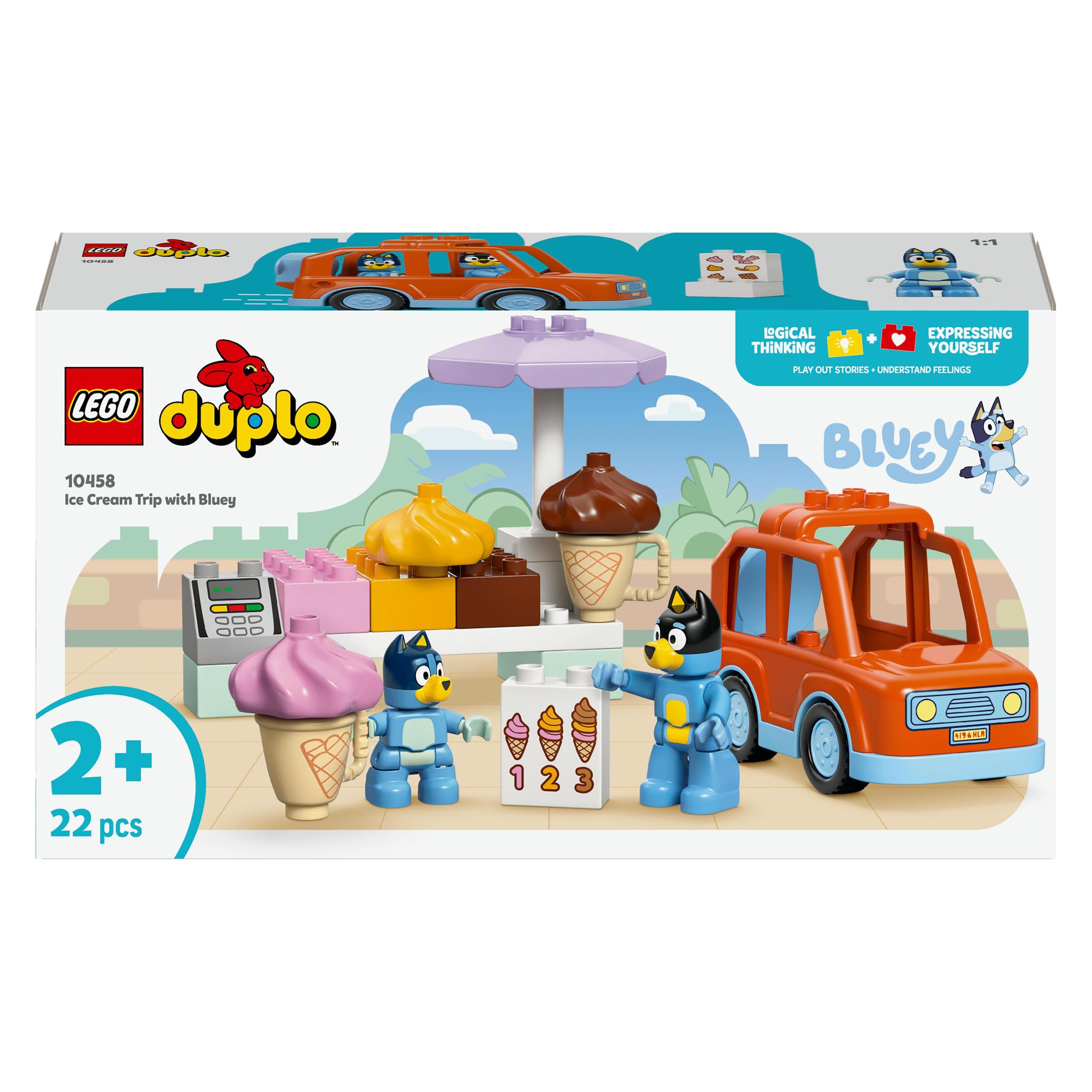 LEGO Ausflug zur Eisdiele mit Bluey (10458)