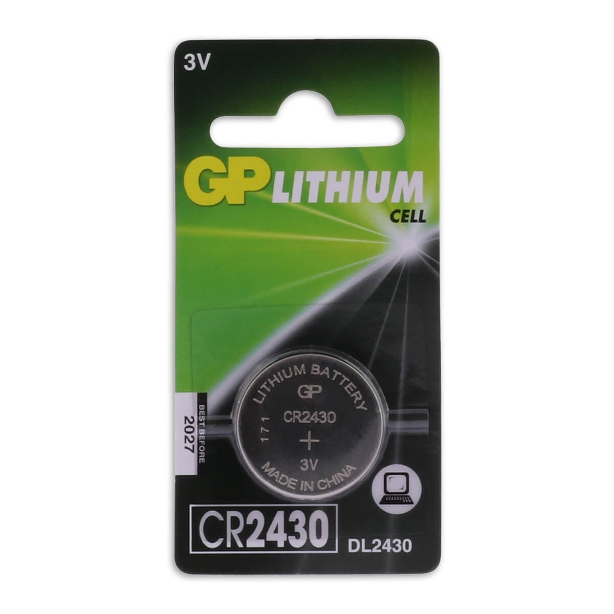 GP Batteries Lithium Knoopcel CR2430 - 3,0 V - 280 mAh