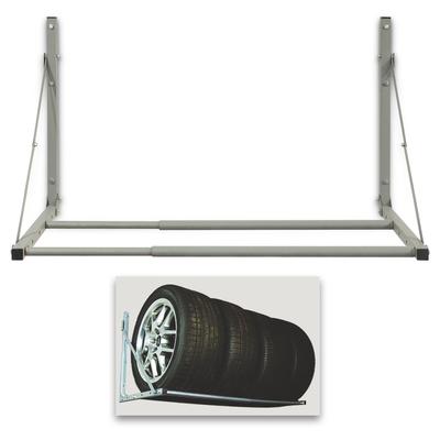 Enva Reifen-Wandregal, Reifenregal - 70-120cm - klappbar, ausziehbar [Hersteller-Nr. 40832197]