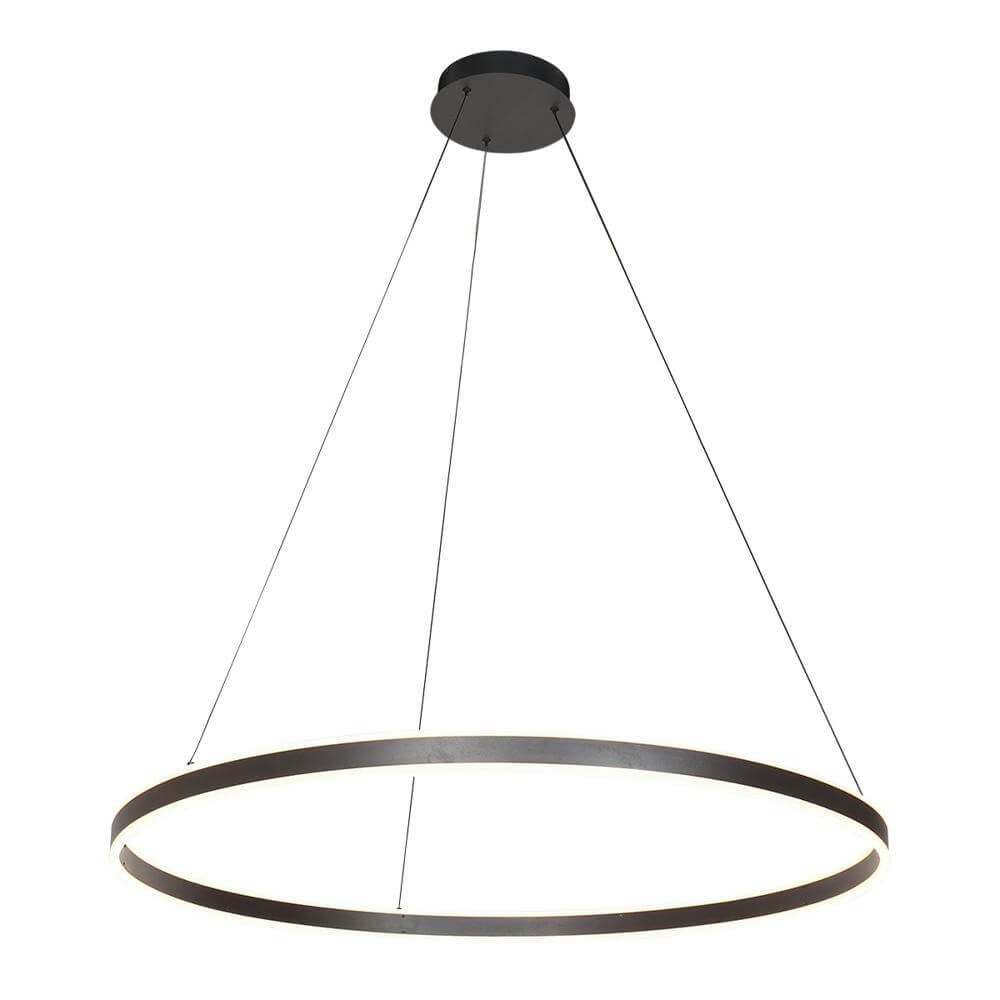 Steinhauer Ringlux Design Hanglamp zwart LED Ø 100 cm