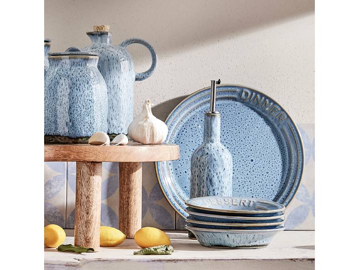 Ölflasche PORTIMAO 10 x 19 x 14cm Blau/Blau