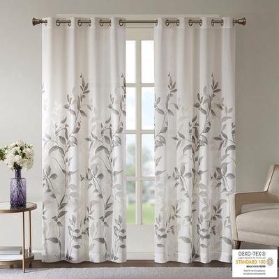 Kodotan sofa Burnout Printed Curtain Panel (Only 1 Pc Panel)