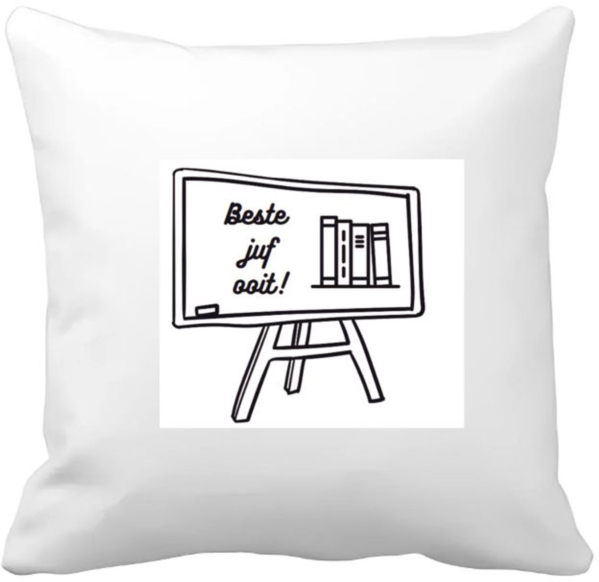 Akyol Kussenhoes Beste Juf Ooit - 40 x 40 cm