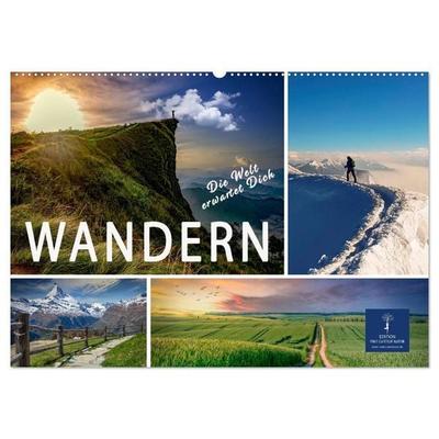 Wandern - die Welt erwartet Dich (Wandkalender 2027 DIN A2 quer), CALVENDO Monatskalender