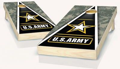 Skip's Garage US Army Outdoor Cornhole Board Game Set