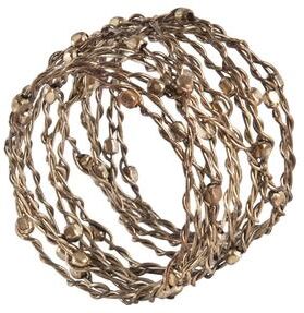 Saro Lifestyle Metal Design Napkin Rings (Set of 4)