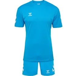 hummel hmlLOGO Set T-Shirt und Shorts Unisex - diva blue - 3XL