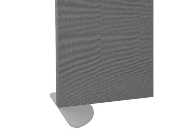 Pied stabilisateur pour cloisons acoustiques Zitto pour cloisons hautes Zitto (H. 160 ou 200 cm) - Coloris aluminium