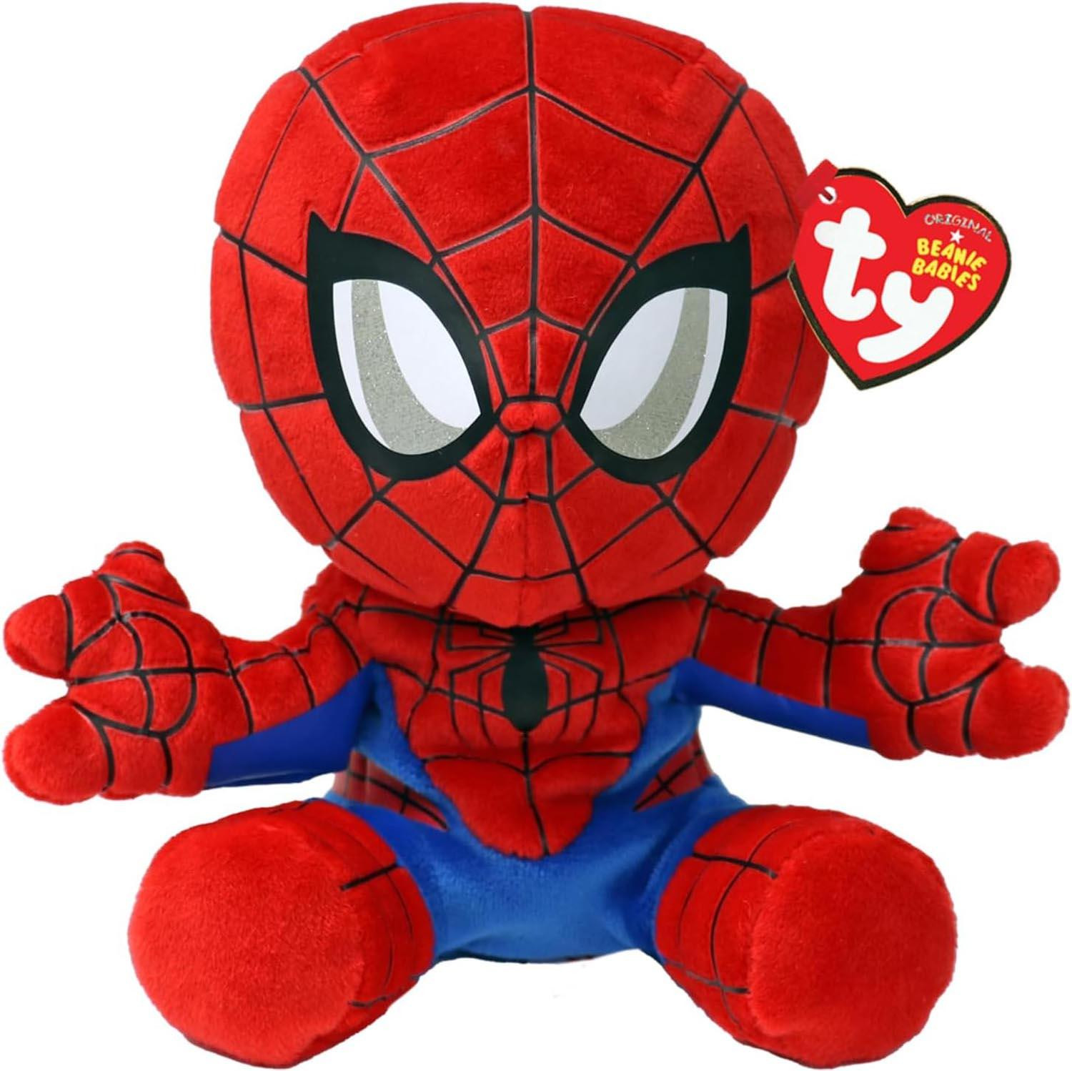 Ty Marvel Spiderman Knuffel, 15 cm