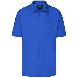 Herren Business Hemd kurzarm "JN644" - M - royal