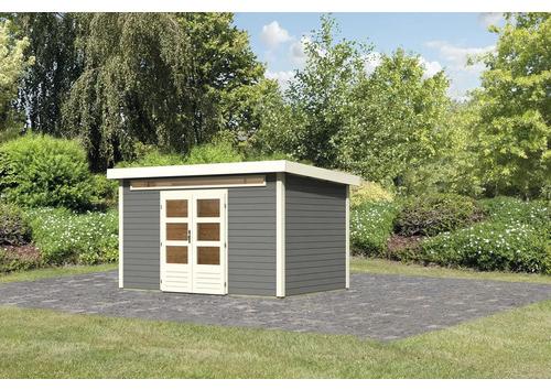 Gartenhaus Karibu Skandi 7 396 x 273 cm terragrau