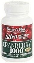 NaturesPlus Herbal Actives Arándanos Ultra Cranberry 60 comprimidos