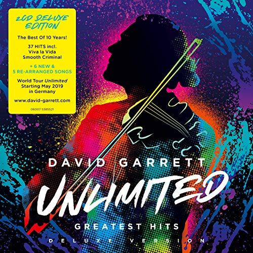 David Garrett - Unlimited-Greatest Hits (Deluxe Edition inkl. 6 neue & 5 neu-arrangierte Songs) - Preis vom 09.10.2026 07:28:09 h