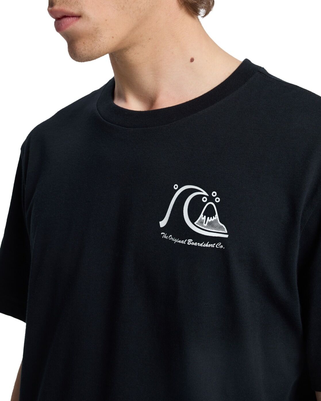 T-Shirt QUIKSILVER "Evo Original", Herren, Gr. M, schwarz, Obermaterial: 100% Baumwolle., Shirts T-Shirt schwarz M