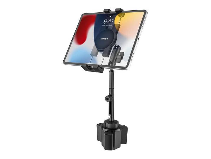 LuxusKollektion Tablet-Halterung Tablet Halterung Auto Becherhalter ausziehbarer Metallarm 4-13 Zoll