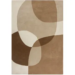 TEPPICH aus Wolle AIRE in Natur, abstrakt, 200 x 290 cm