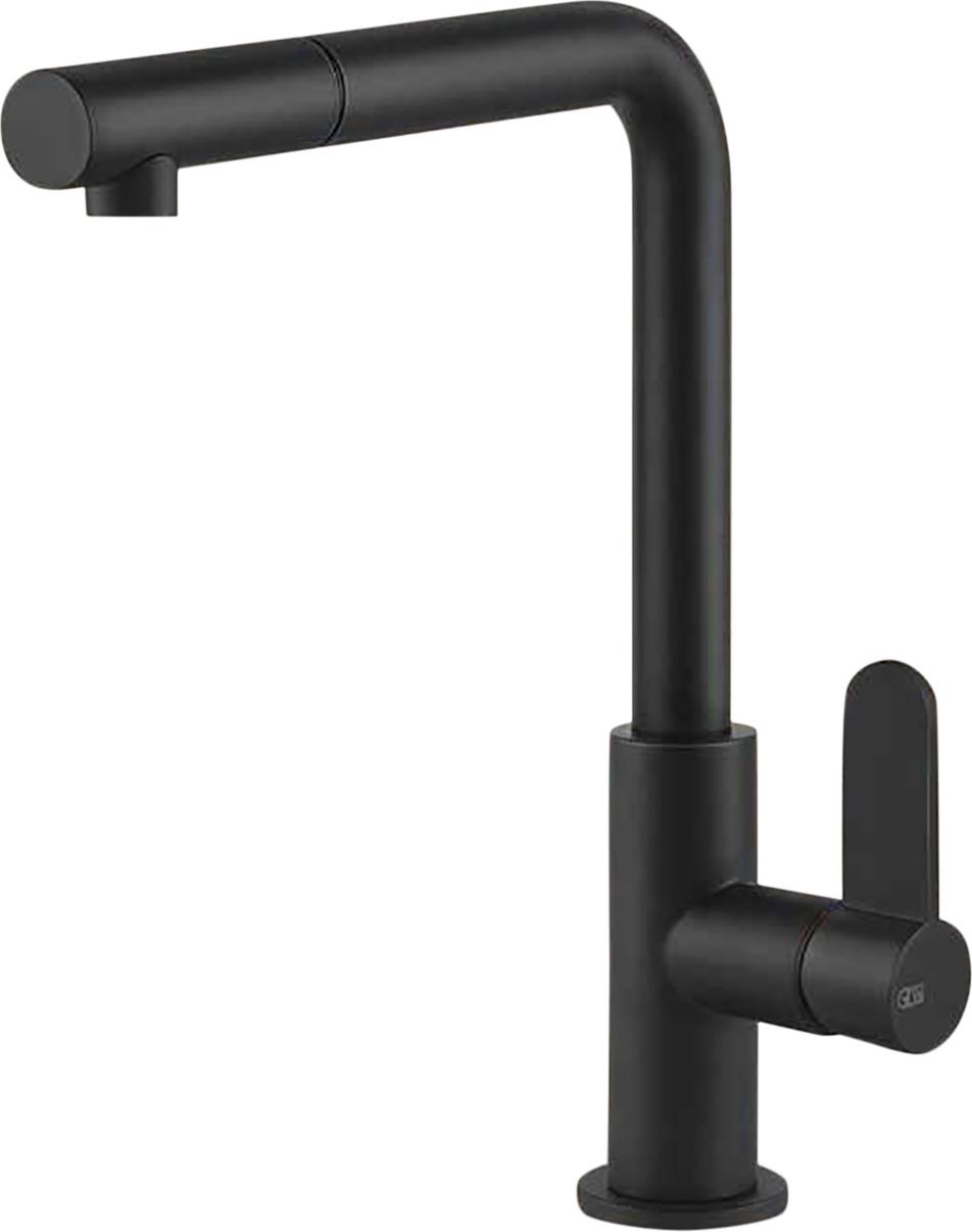 Gessi 50103, Ziehen, Schwarz, Metall, Hebelgriffe, Einzelbild, Typ L