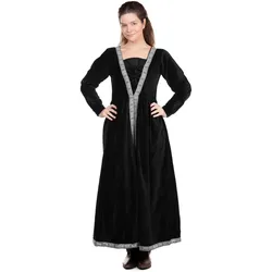 Metamorph Zauberin Samtkleid dunkelrot (M)