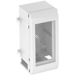 OBO 6109905 Modalnet Modul mit Abdeckplatte 60x130x64 Polycarbonat reinweiß RAL 9010 WG-MK RW