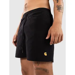 Carhartt WIP Chase Swim Boardshorts black / gold Gr. S
