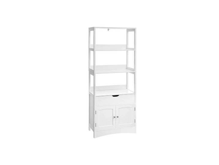 Hansiro Hochschrank Badezimmerschrank, Weiß, 60x154x32.5 cm, Badezimmer, Badmöbel, Hochschränke