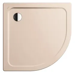 Kaldewei Arrondo Duschwanne 460500013030 100x100x6,5cm, mit Verkleidung, Perl-Effekt, bahamabeige