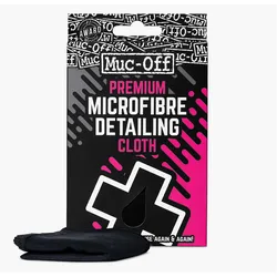 Muc Off Premium Microfibre Detailing Cloth, black