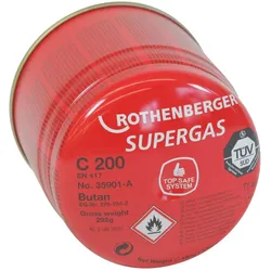 ROTHENBERGER Gaskartusche C200 A mit Sicherheitssystem - 035901-A