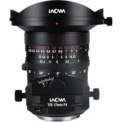 Laowa Laowa Festbrennweite 17mm F/4 Zero-D Tilt-Shift - L-Mount (L-Mount, Vollformat), Objektiv, Schwarz