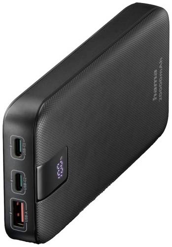 Hama Powerbank 20000 mAh Power Delivery 3.0, Quick Charge 3.0 LiPo Anthrazit