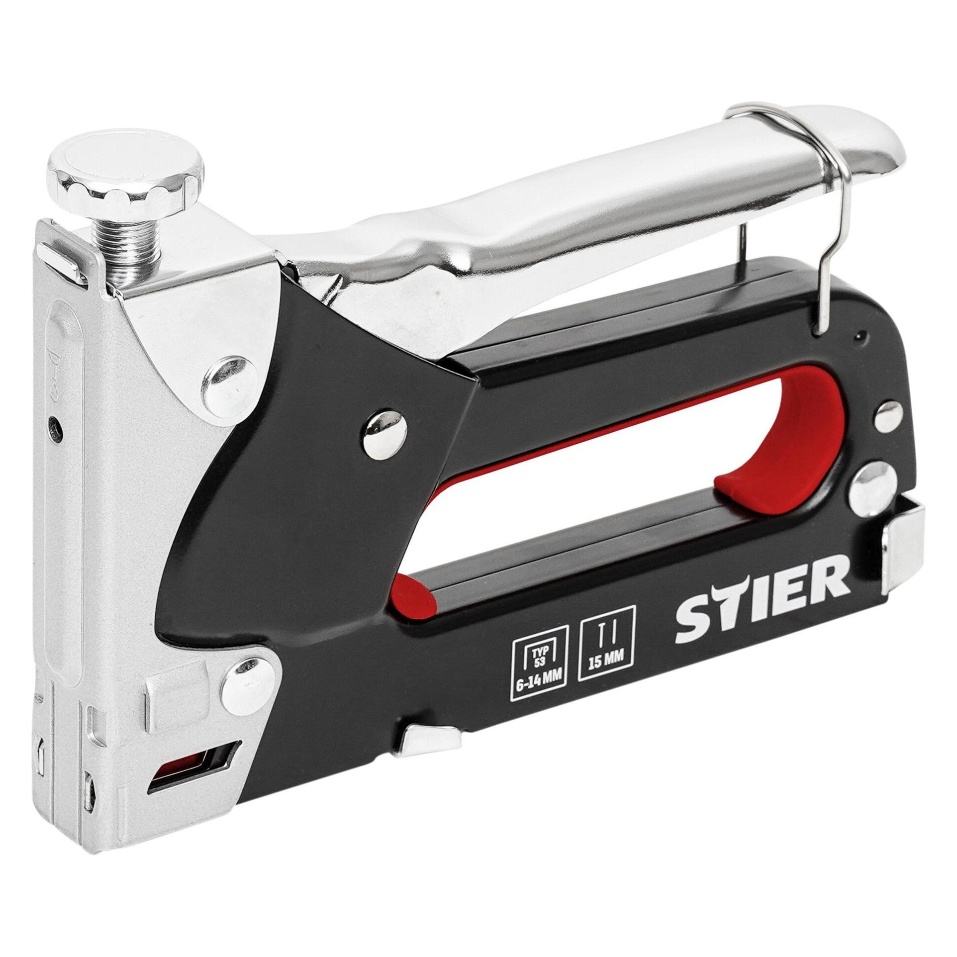 Stier Kombi-Handtacker KHT-100 3 in 1 + 300 Klammern Typ 53 (Tacker) (80253575)