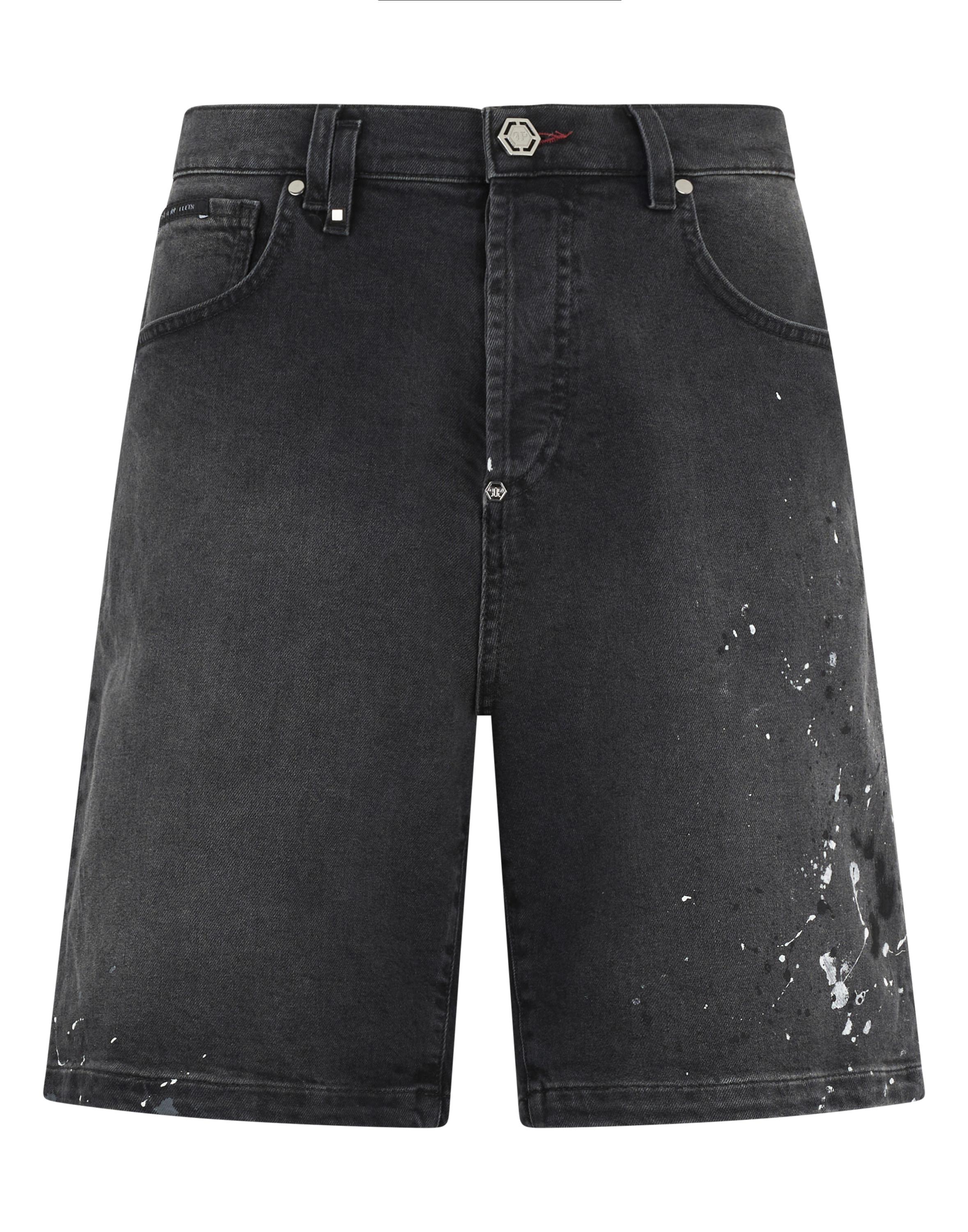 Denim Shorts Paint