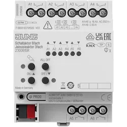 JUNG, Aktor, 230061SR KNX 6f. KNX Jalousie Schaltaktor (Schaltaktor)