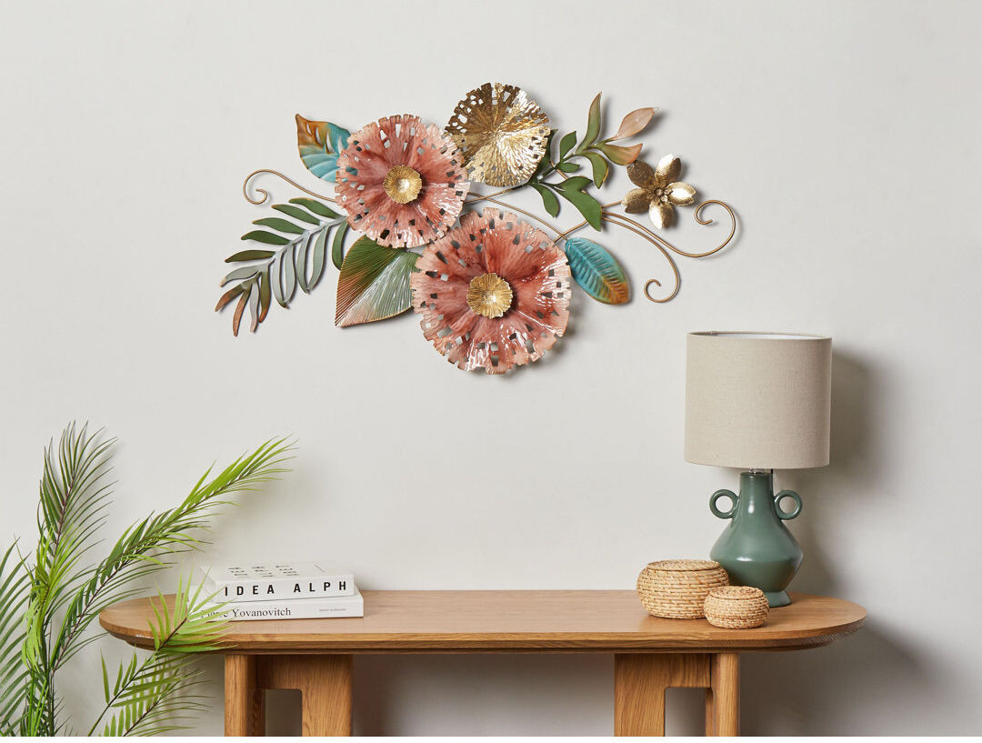 Fairmont Park Handmade Iron Wall Decor Multicolour 50cm H X 88cm W