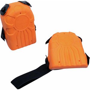 Connex Kniepolster Ergo-Fix, DIN EN 14404, mit Trageriemen, Schaumstoff, orange, 1 Paar