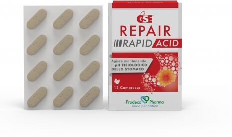 Prodeco Pharma GSE REPAIR RAPID ACID 12 compresse