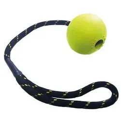 Happy Pet Tough Toys Floater Rubber Bal Touw Assorti (Ballspielzeug Hund), Hundespielzeug