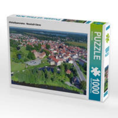 CALVENDO Puzzle Altstadtpanorama - Neustadt-Glewe | 1000 Teile Lege-Größe 64x48cm Foto-Puzzle für glückliche Stunden