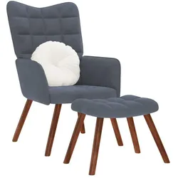 vidaXL, Sessel, Olmenos (mit Hocker)