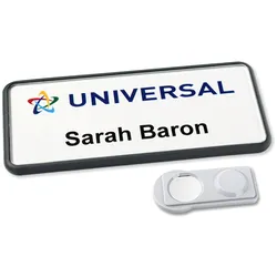 Namensschild Icon® mit Magnet smag® Magnet | anthrazit, Kunststoff