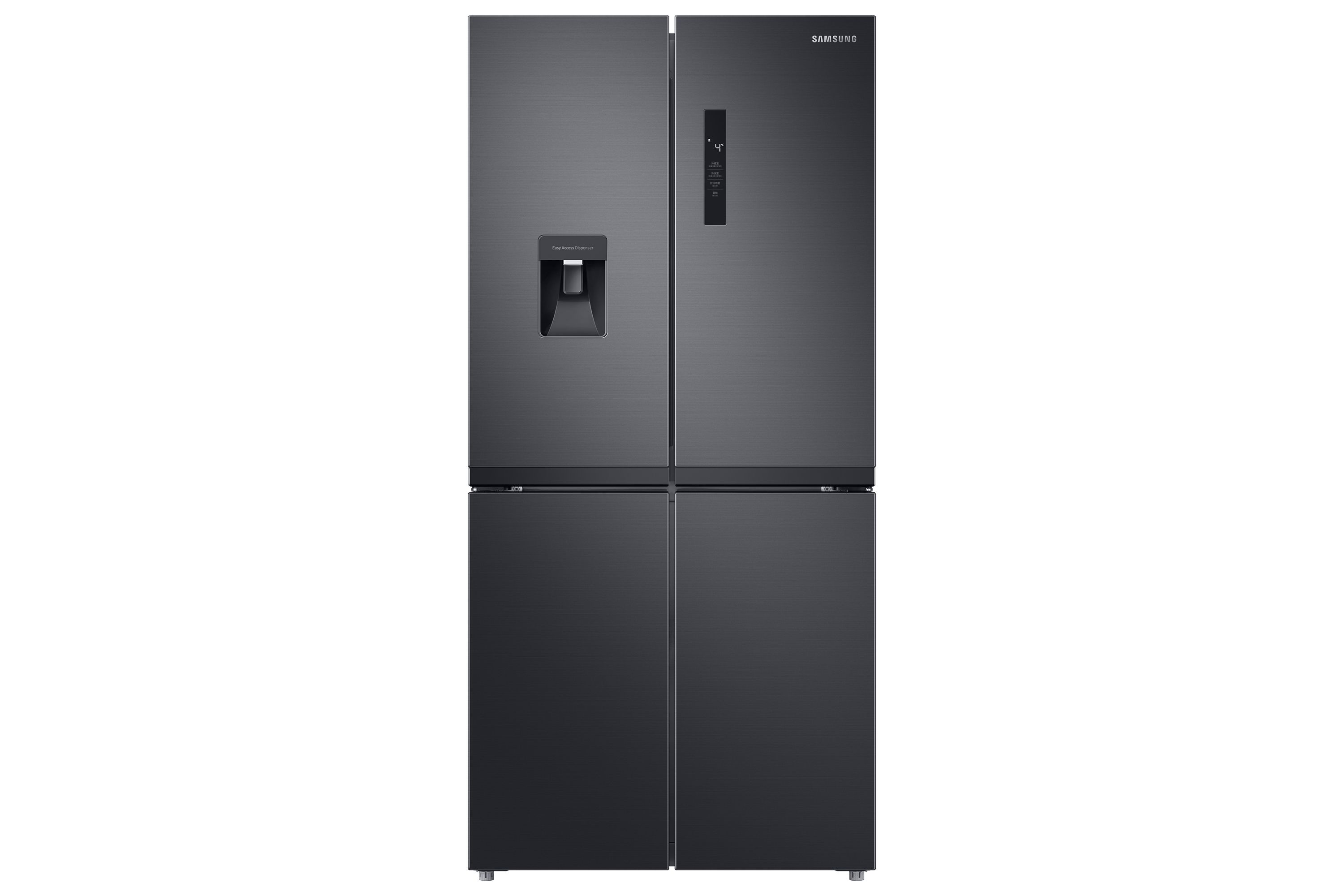 Samsung RF48A401EB4EF Side-by-Side Kühl-/ Gefrierkombination French Door 298 kWh NoFrost 1793 mm x 833 mm (Anthrazit) RF48A401EB4/EF