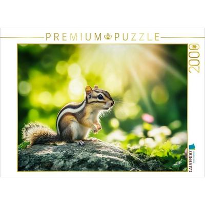 CALVENDO Puzzle Auf der Lauer | 2000 Teile Lege-Größe 90x67cm Foto-Puzzle für glückliche Stunden