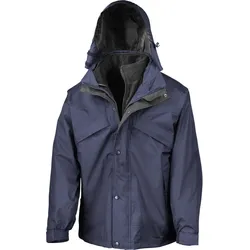 Result Herren 3-in-1 'Zip & Clip' Jacke Winter-Jacke R068X navy M