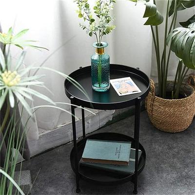 No Metal End Table