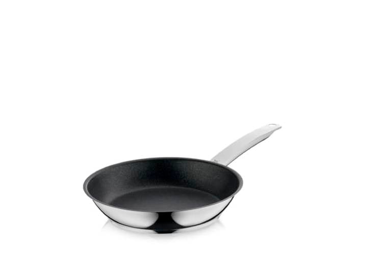 WMF Permadur Advance Bratpfanne 24 cm Induktion, Edelstahlpfanne, Cromargan Edelstahl beschichtet, backofenfest