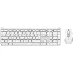 LOGITECH MK950 Signature Slim Combo Off-White, Logi Bolt, USB/Bluetooth, DE