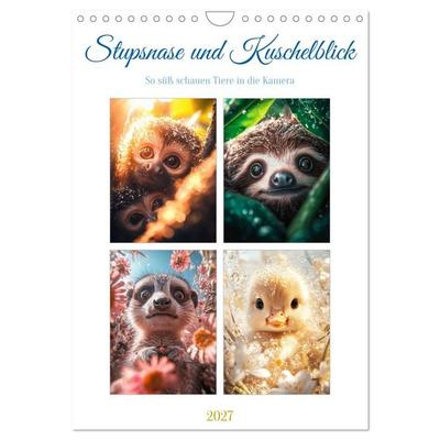 Stupsnase und Kuschelblick (Wandkalender 2027 DIN A4 hoch), CALVENDO Monatskalender